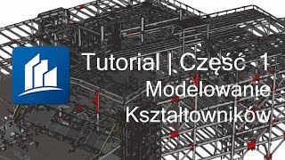 Modelowanie kształtowników  ProSteel CONNECT Edition Tutorial  Część 1 [upl. by Gualterio]