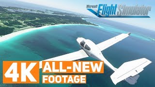 AllNew Microsoft Flight Simulator Footage 4K amp HandsOn fs2020 [upl. by Nesyt]