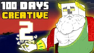 100 Days  Minecraft Creative 2 [upl. by Anitrebla291]