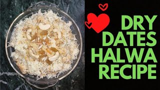 Chuare Ka Halwa  Dry Dates Halwa Recipe WinterSpecial by INDIAN KITCHEN STUDIO [upl. by Ecneitap]