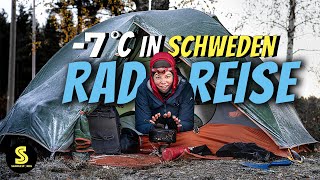 Zelten bei 7° in SCHWEDEN Unsere RADREISE ans NORDKAP amp zurück EP10 [upl. by Erhart]