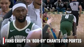 Bobby Portis brought ENERGY in the Bucks late comeback over Clippers 🗣️♨️ [upl. by Anibas]