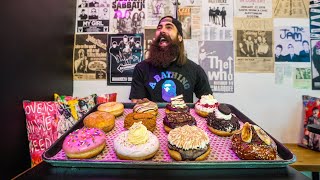 ONLY 13 MINUTES TO BEAT THE CURRENT CHAMPTHE DIRTY THIRTY DONUT CHALLENGE  BeardMeatsFood [upl. by Toffey]