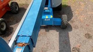 HOW TO OPERATE A GENIE  JLG BOOM LIFT  GEARHEADZ [upl. by Ahsiekel]