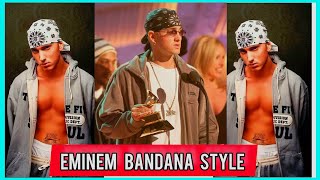 HOW to WEAR a BANDANA like EMINEM quick amp easy STYLES [upl. by Bonita]