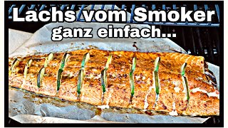 Lachs grillen auf dem Smoker ganz einfach [upl. by Aihn799]