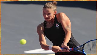 🔴Karolina Pliskova ousts Naomi Osaka in Brisbane International🔴 [upl. by Risser]