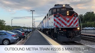 The Complete Metra Evening Rush Hour On The Alt Schedule At National Street On September 23 2023 [upl. by Wilden127]