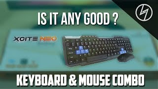 Amkette Xcite Neo USB Keyboard and Mouse Combo Black  Unboxing  CreatorShed [upl. by Suidualc187]