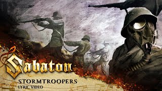 SABATON  Stormtroopers Official Lyric Video [upl. by Ashelman]