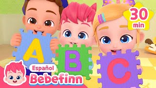 Canción del ABC y Más Canciones Infantiles  ¡Aprendamos el Abecedario  Bebefinn en español [upl. by Aronaele605]