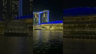 Singapore Twilights with river Cruise 😍travel singapore malaysia explore life music youtube [upl. by Aniraz]