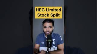 HEG Limited Stock Split🔥 Latest Stocks Split News stockmarket stocksplit shortsfeed [upl. by Nylsaj499]