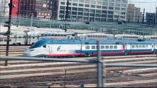 Amtrak Avelia Liberty At Sunnyside Yard [upl. by Stearns]