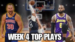 NBA Week 4 Best Plays Insane Dunks Clutch Shots amp Top Highlights [upl. by Oecile896]