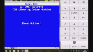 TECH2 ZAFIRA 2007 CIM RESET [upl. by Adiel786]