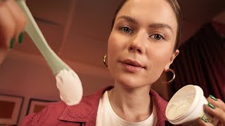 ASMR Most Relaxing Face Spa  Personal Attention quotHeadphones Requiredquot [upl. by Prudy150]