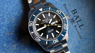 BALL Engineer Master II Skindiver Heritage Review  A Great GlowintheDark Diver [upl. by Anielram]