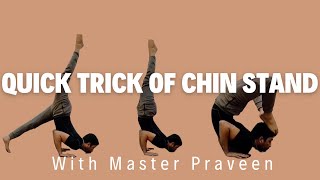 Improve your Chin Stand with Beautiful technique yoga praveenyogaacademy [upl. by Nathanial]