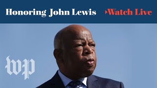 Rep John Lewis’s casket crosses Edmund Pettus Bridge from Selma to Montgomery FULL LIVE STREAM [upl. by Slifka]