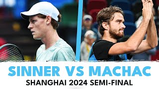 Jannik Sinner Battles Tomas Machac For A Place In The Final  Shanghai 2024 SemiFinal Highlights [upl. by Enra]