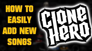 How To Get SONGS On Clone Hero V10 2023 [upl. by Innos]