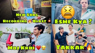 New Song Recording 💥🔥 Gyanender Sardhana Harendra Nagar Ki Takkar  Full Moj  Tushar Payla Vlogs [upl. by Wyn]