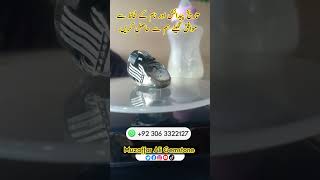 Aqeeq stone ring design muzaffaraligemstone youtubeshorts muzaffaralijewellery [upl. by Soilissav]