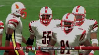 AllPro Football 2K8  DET VS MIA SEASON GAME 9 [upl. by Ruy]