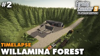 Willamina Forest Timelapse 2 Clearing The Way Farming Simulator 19 Seasons [upl. by Yacov]