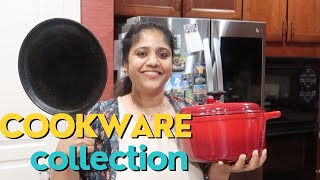 My Favorite cookware collections in TamilCast iron cookware collectionsStainless Steel collection [upl. by Acinorav]