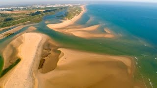 Cacela Velha and Ria Formosa aerial view  Algarve [upl. by Ahmar]