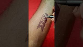 simple tattoo design 😯tattoo tattooideas ytshorts 🙂 [upl. by Attem]