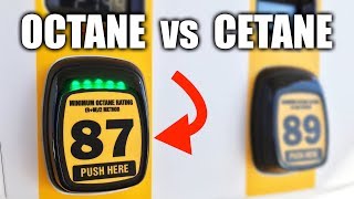 Octane vs Cetane Number  Gas vs Diesel [upl. by Greyso308]