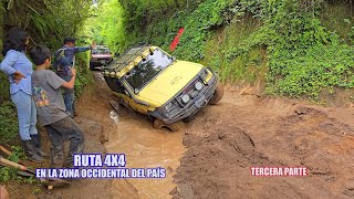 Ruta 4x4 en Ahuachapán El Salvador Parte 3 Pasando Un Gran Sanjo [upl. by Garbe]