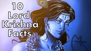 10 Unknown Facts About Lord Krishna  With Flute Music [upl. by Malsi704]