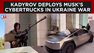 Kadyrov Strengthens Ukraine War Effort with Musks Cybertrucks Deployment  ET Now  World News [upl. by Annasus613]