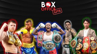 BOX OFFICE LIVE Kambosos vs Lomachenko Canelo Inoue Natasha Jonas LIVE [upl. by Agem973]