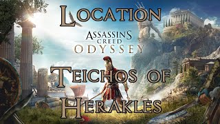 Assassins Creed Odyssey Teichos of Herakles Achaia Location 100 Completion [upl. by Ailahs]