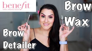 Benefit Precisely My Brow Wax and Detailer Review amp Demo [upl. by Lee208]