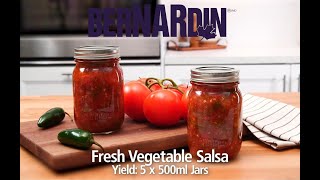 Fresh Vegetable Salsa Recipe [upl. by Ateiram]