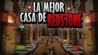 La mejor CASA DE REDSTONE con más de 100 mecanismos  DESCARGA 112 [upl. by Aleusnoc]