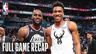 TEAM LEBRON vs TEAM GIANNIS  2019 NBA AllStar Game  February 17 2019 [upl. by Carbo]