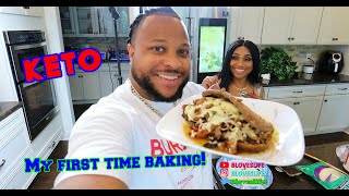 Baking Keto Hogies from Scratch and Philly Cheesesteaks [upl. by Duntson]