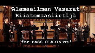 Improbable Beasts play bass clarinet version of Riistomaasiirtäjä by Alamaailman Vasarat [upl. by Norihs]