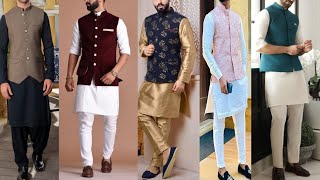 Gents kurta pajama amp waistcoat design 2023waistcoat latest fashion kurtadesigns [upl. by Manheim]