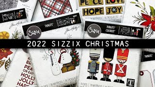 Tim Holtz Sizzix Christmas 2022 [upl. by Idnic]