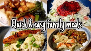 7 SIMPLE FAMILY DINNERS 🍽️ [upl. by Yetnom]