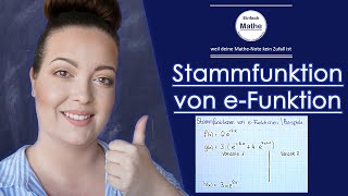 Stammfunktionen von verschiedenen eFunktionen  Verschiedene Regeln  Übersicht by einfach mathe [upl. by Amaso]