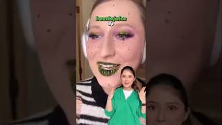 Beetle juice lipstick hack 😱shorts trending makeup [upl. by Aimak]